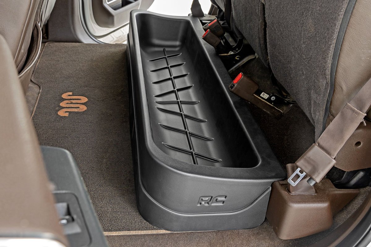 Ford F-150 Under Seat Storage - Rear - Rough Country - Custom-Fit - '15-'23